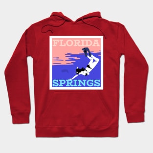 A Diver Enjoying Florida Springs Hoodie